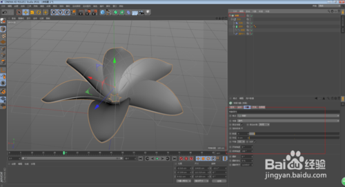 C4D怎么制作花朵開放的動(dòng)畫效果