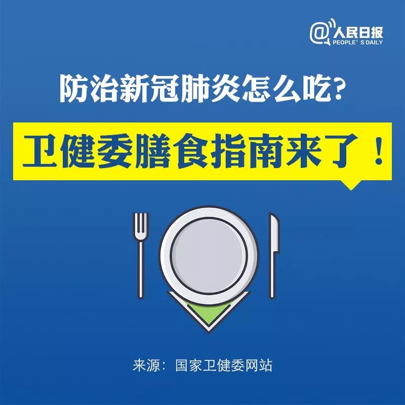 防治新型冠狀病毒感染肺炎怎么吃？衛(wèi)健委膳食指南來了！.jpg