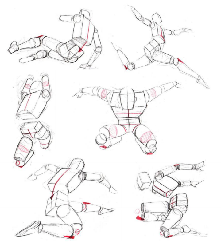 「動漫設(shè)計(jì)」人體繪畫進(jìn)階 part 03 常規(guī)運(yùn)動姿態(tài)