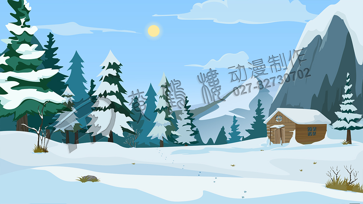 教育動畫片《埋在雪下的小屋》動畫場景設(shè)計二.jpg