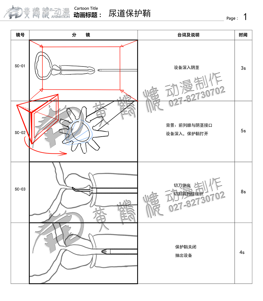 前列腺手術尿道保護鞘醫(yī)療手術動畫制作.jpg